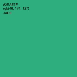 #2EAE7F - Jade Color Image
