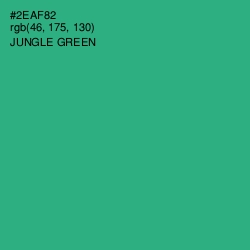 #2EAF82 - Jungle Green Color Image