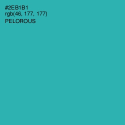 #2EB1B1 - Pelorous Color Image