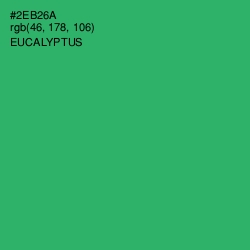 #2EB26A - Eucalyptus Color Image