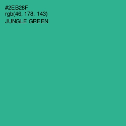 #2EB28F - Jungle Green Color Image