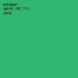 #2EB66F - Jade Color Image
