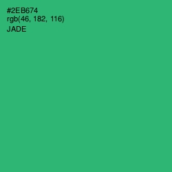 #2EB674 - Jade Color Image