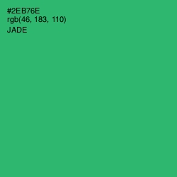 #2EB76E - Jade Color Image
