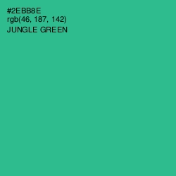 #2EBB8E - Jungle Green Color Image