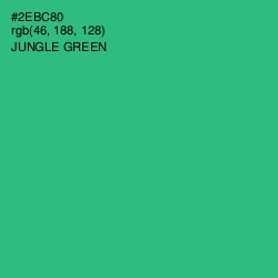 #2EBC80 - Jungle Green Color Image