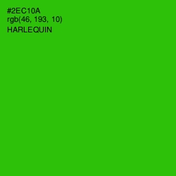 #2EC10A - Harlequin Color Image