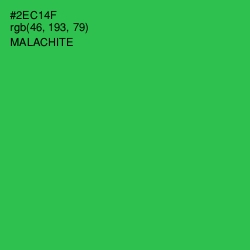 #2EC14F - Malachite Color Image
