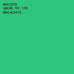 #2EC57D - Malachite Color Image
