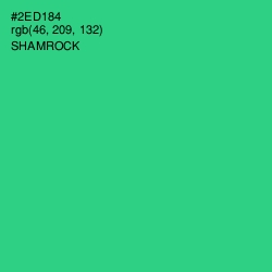 #2ED184 - Shamrock Color Image