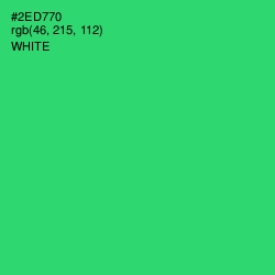 #2ED770 - Malachite Color Image