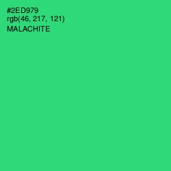 #2ED979 - Malachite Color Image