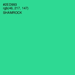 #2ED993 - Shamrock Color Image
