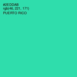 #2EDDAB - Puerto Rico Color Image