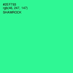 #2EF793 - Shamrock Color Image