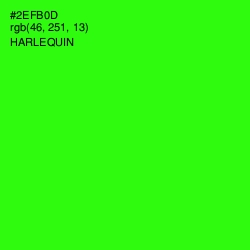 #2EFB0D - Harlequin Color Image
