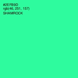 #2EFB9D - Shamrock Color Image