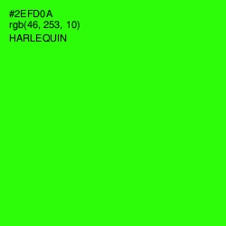 #2EFD0A - Harlequin Color Image