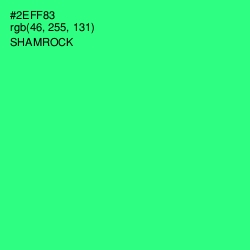 #2EFF83 - Shamrock Color Image