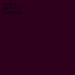 #2F001B - Aubergine Color Image