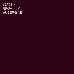 #2F0114 - Aubergine Color Image