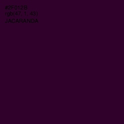 #2F012B - Jacaranda Color Image