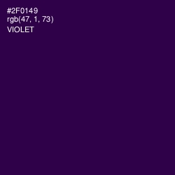 #2F0149 - Violet Color Image