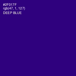 #2F017F - Deep Blue Color Image
