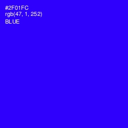 #2F01FC - Blue Color Image