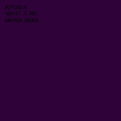 #2F033A - Mardi Gras Color Image