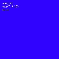 #2F03FD - Blue Color Image