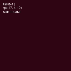 #2F0413 - Aubergine Color Image