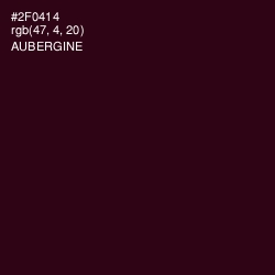 #2F0414 - Aubergine Color Image