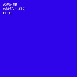 #2F04EB - Blue Color Image