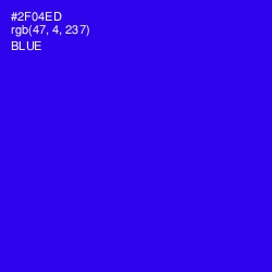 #2F04ED - Blue Color Image