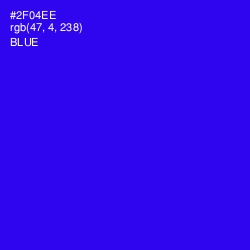 #2F04EE - Blue Color Image