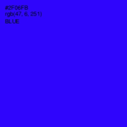 #2F06FB - Blue Color Image