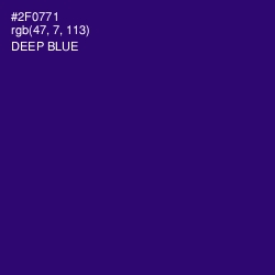 #2F0771 - Deep Blue Color Image