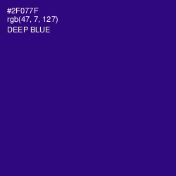 #2F077F - Deep Blue Color Image
