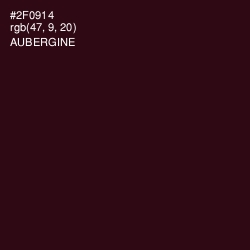 #2F0914 - Aubergine Color Image