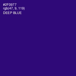 #2F0977 - Deep Blue Color Image