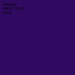 #2F0A60 - Paua Color Image