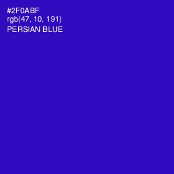 #2F0ABF - Persian Blue Color Image