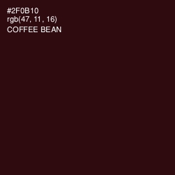 #2F0B10 - Coffee Bean Color Image