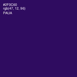 #2F0C60 - Paua Color Image