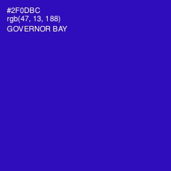 #2F0DBC - Governor Bay Color Image