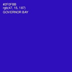 #2F0FBB - Governor Bay Color Image