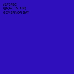 #2F0FBC - Governor Bay Color Image