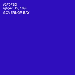 #2F0FBD - Governor Bay Color Image