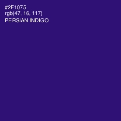 #2F1075 - Persian Indigo Color Image